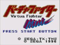 une photo d'Ã©cran de Virtua Fighter Animation sur Sega Game Gear
